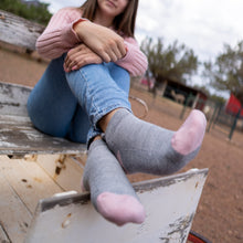 Load image into Gallery viewer, Alpaca Running Cushioned Tab Ankle Socks from AndeanSun