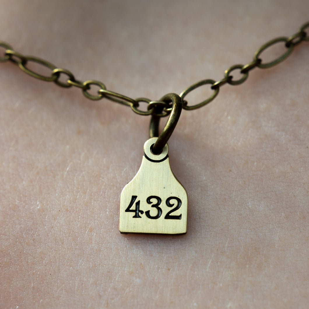 432 Brass Necklace